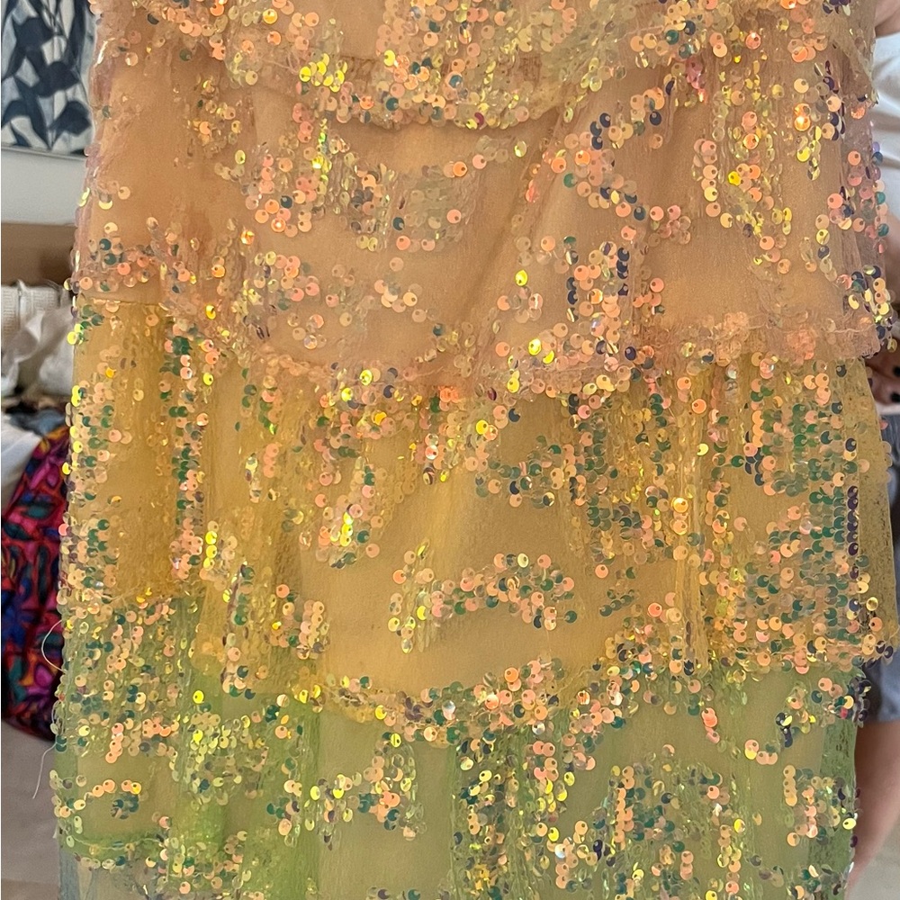 Sequin Layered Dress
